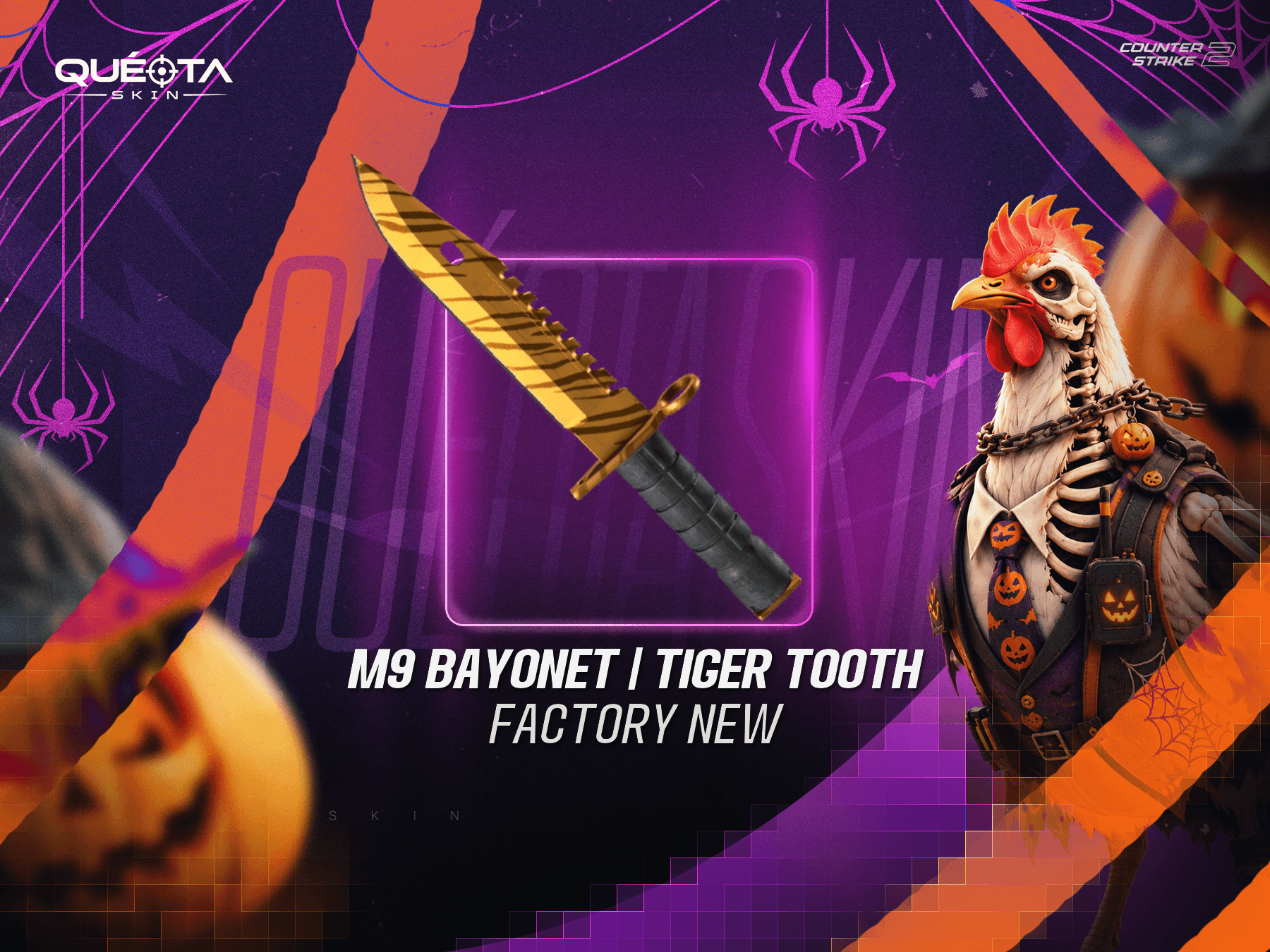 ★ M9 Bayonet | Tiger Tooth (Factory New)