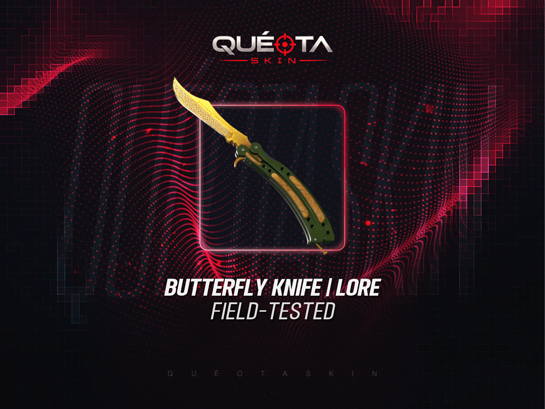 ★ Butterfly Knife | Lore (Field-Tested)