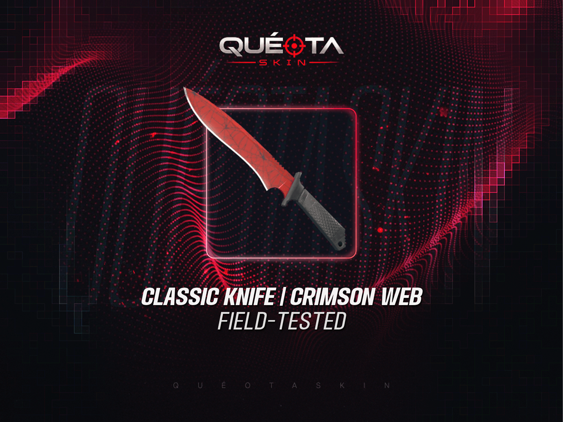★ Classic Knife | Crimson Web (Field-Tested)