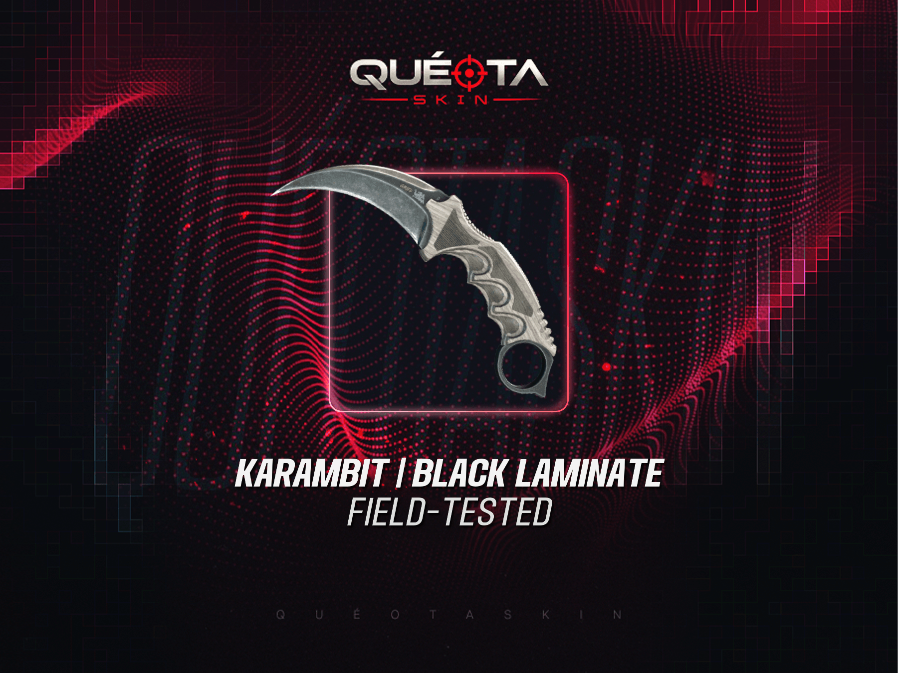 ★ Karambit | Black Laminate (Field-Tested)