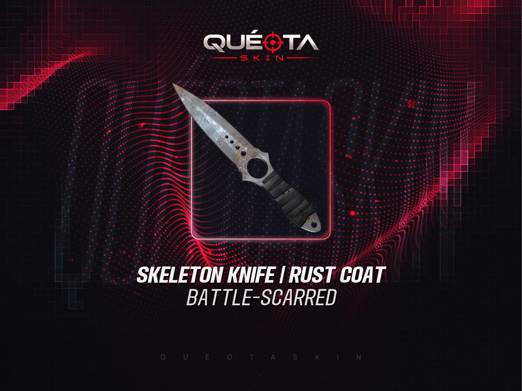 ★ Skeleton Knife | Rust Coat (Battle-Scarred)