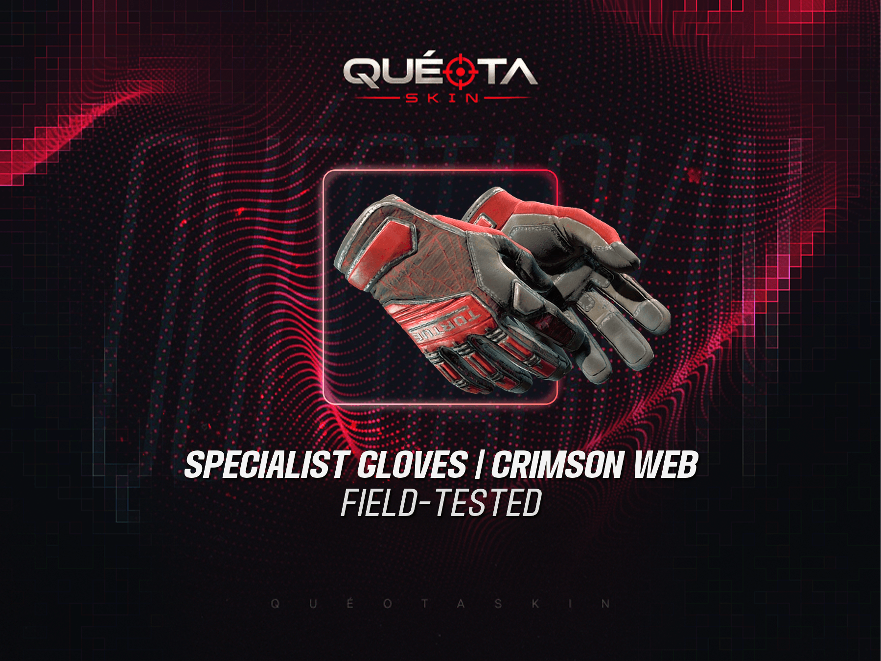 ★ Specialist Gloves | Crimson Web (Field-Tested)