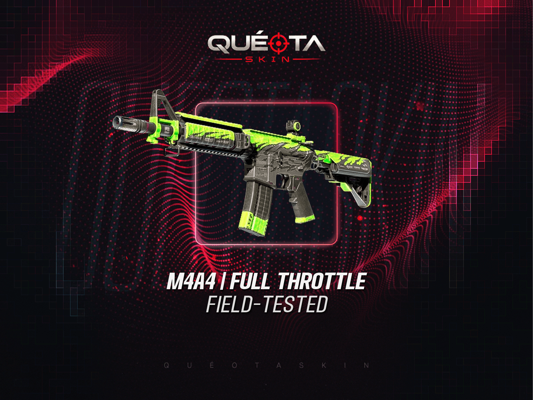 Trrottle M4A4 | Full Throttle (Field-Tested) · QuéOta Skin